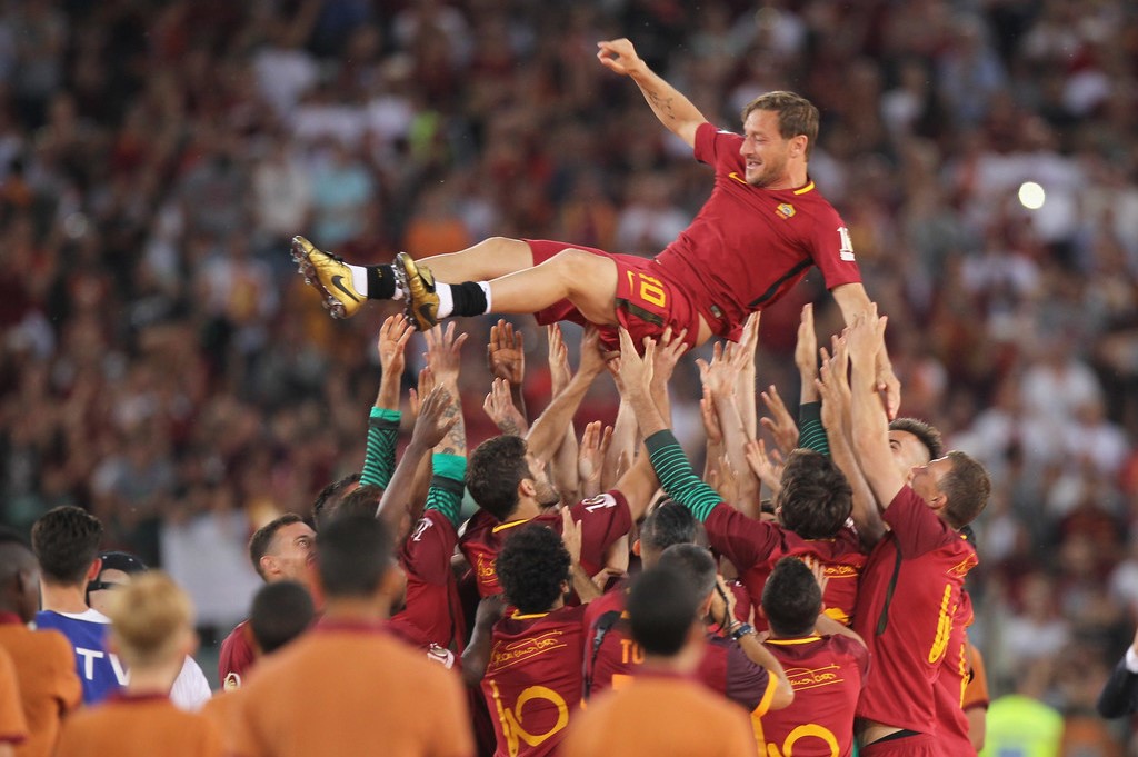 Totti mai la Vua tai Roma