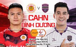 Video CAHN vs Bình Dương (Vòng 3 V-League 2024/25): Chiến thắng đầu tiên